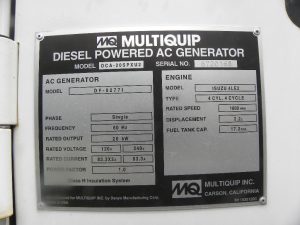 60' Sunwest Cow With 20 KW Generator